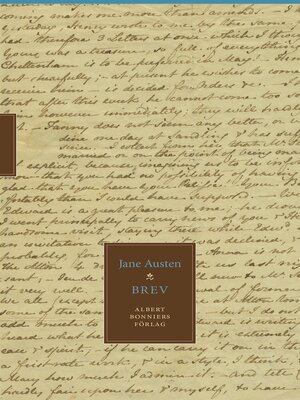 cover image of Jane Austens brev